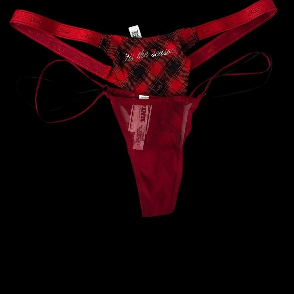 Victoria's Secret Red Plaid Panties